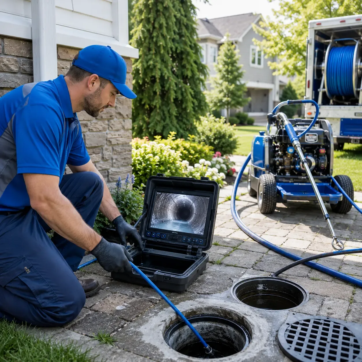 Outdoor drain cleaning professionals serving Mena, AR